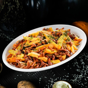 Жареная картошка с грибами