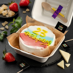 Бенто торт на 23 февраля №1