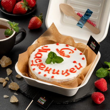 Бенто торт «С Масленицей!»