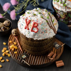 Кулич Пасхальный с изюмом малый
