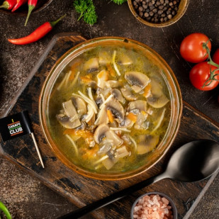 Суп-лапша с грибами