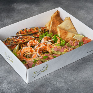 Сет закусок с морепродуктами