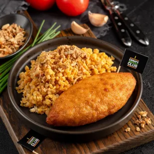 Котлета Де-валяй с чечевичной кашей