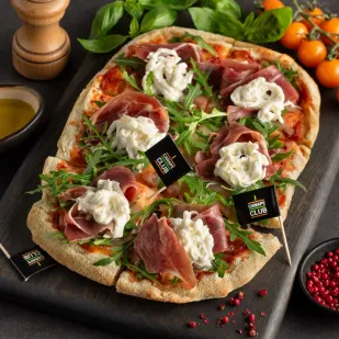 Римская пицца со страчателлой