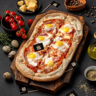 Римская пицца Карбонара